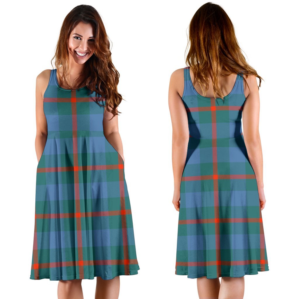 Agnew Family Tartan Midi Dress