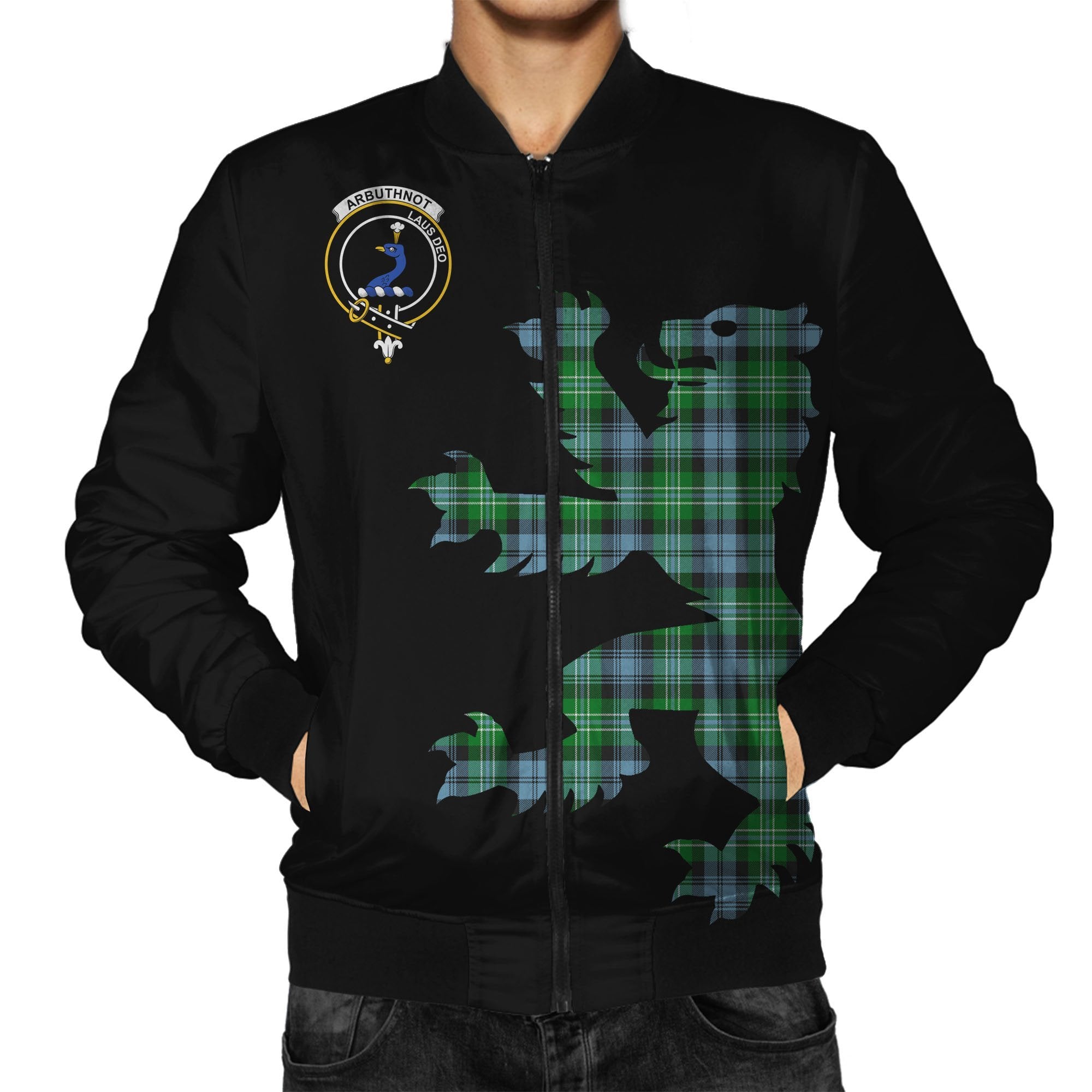 Arbuthnot Tartan Bomber Jacket Lion & Thistle