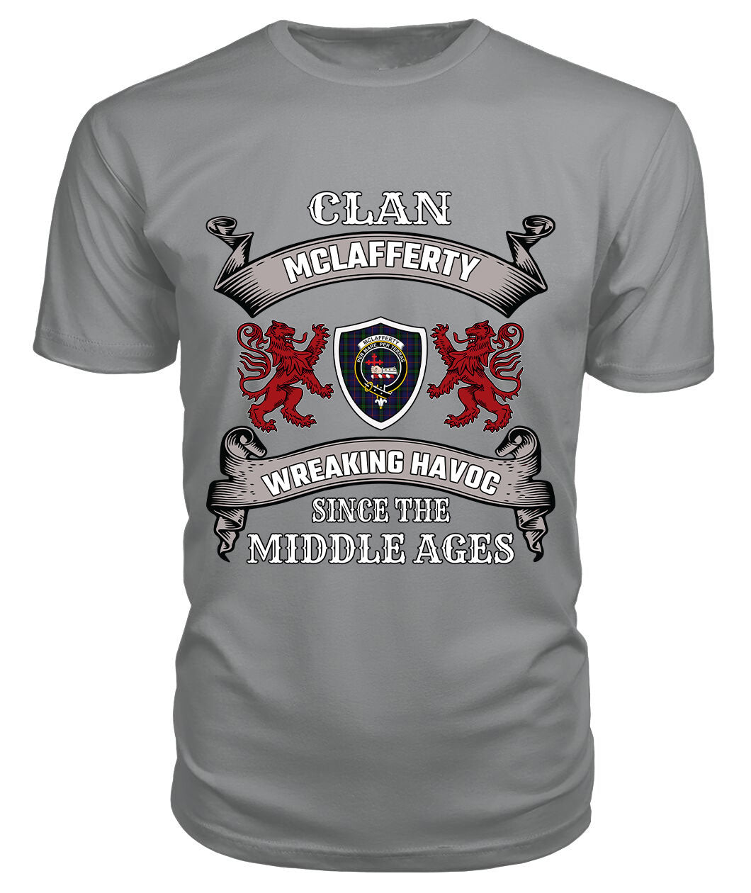 McLafferty Family Tartan - 2D T-shirt