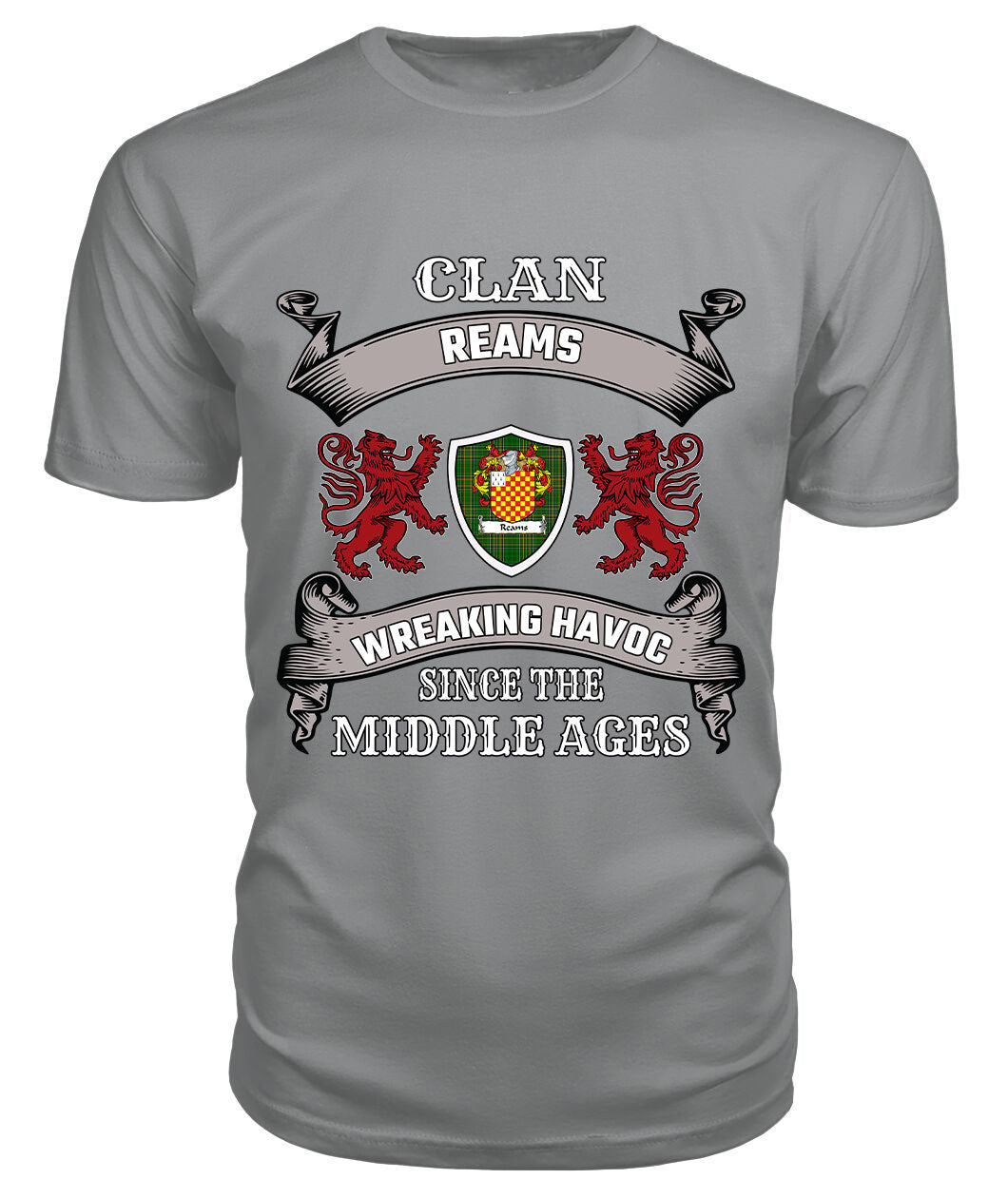 Reams Family Tartan - 2D T-shirt