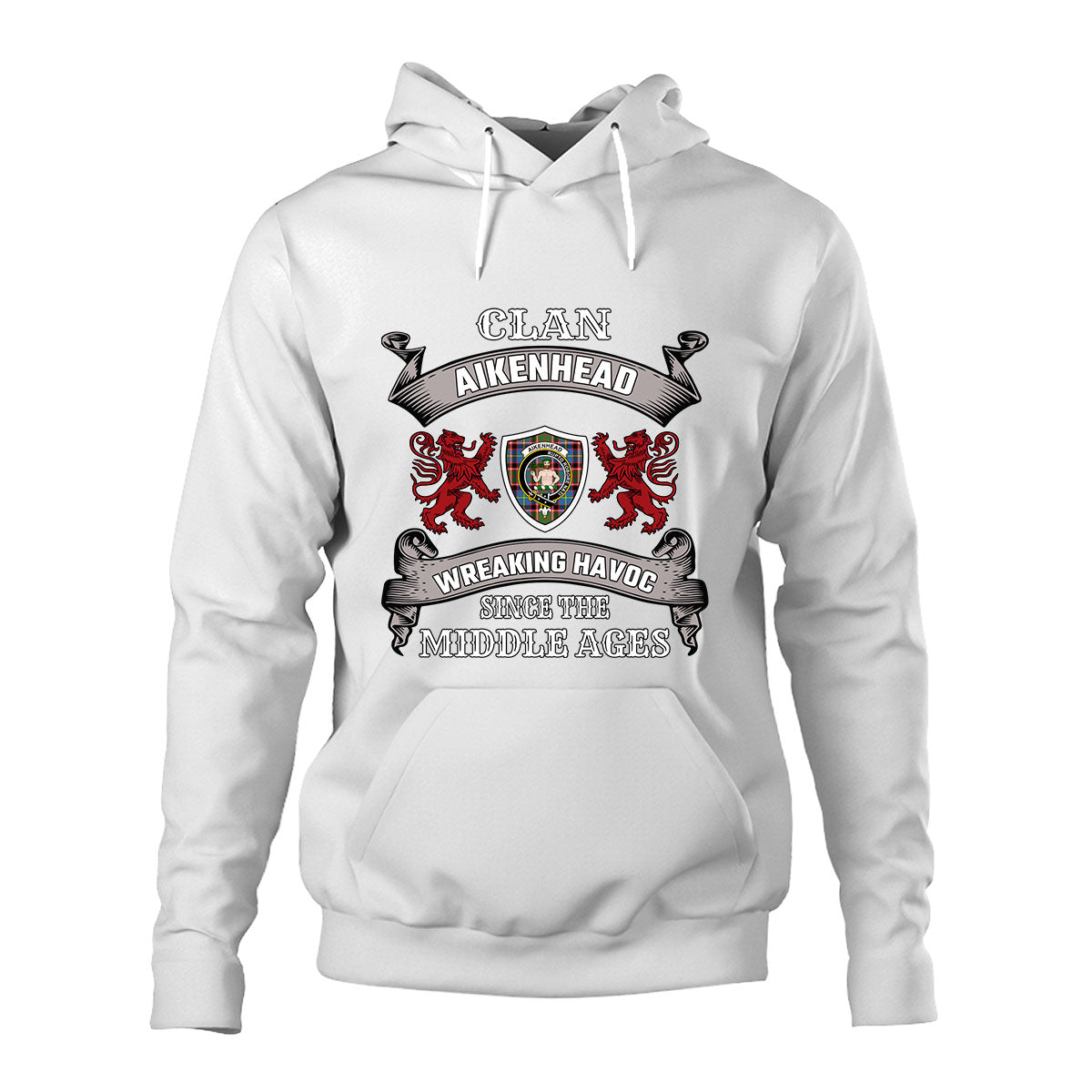 Aikenhead Family Tartan - 2D Unisex Hoodie