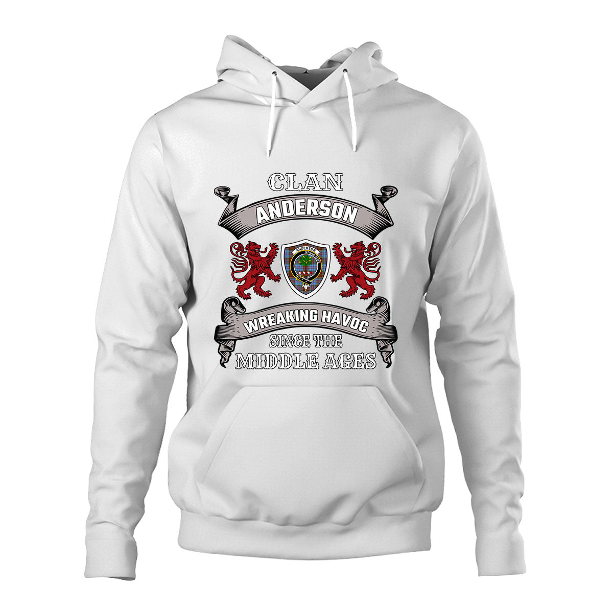 Anderson Family Tartan - 2D Unisex Hoodie