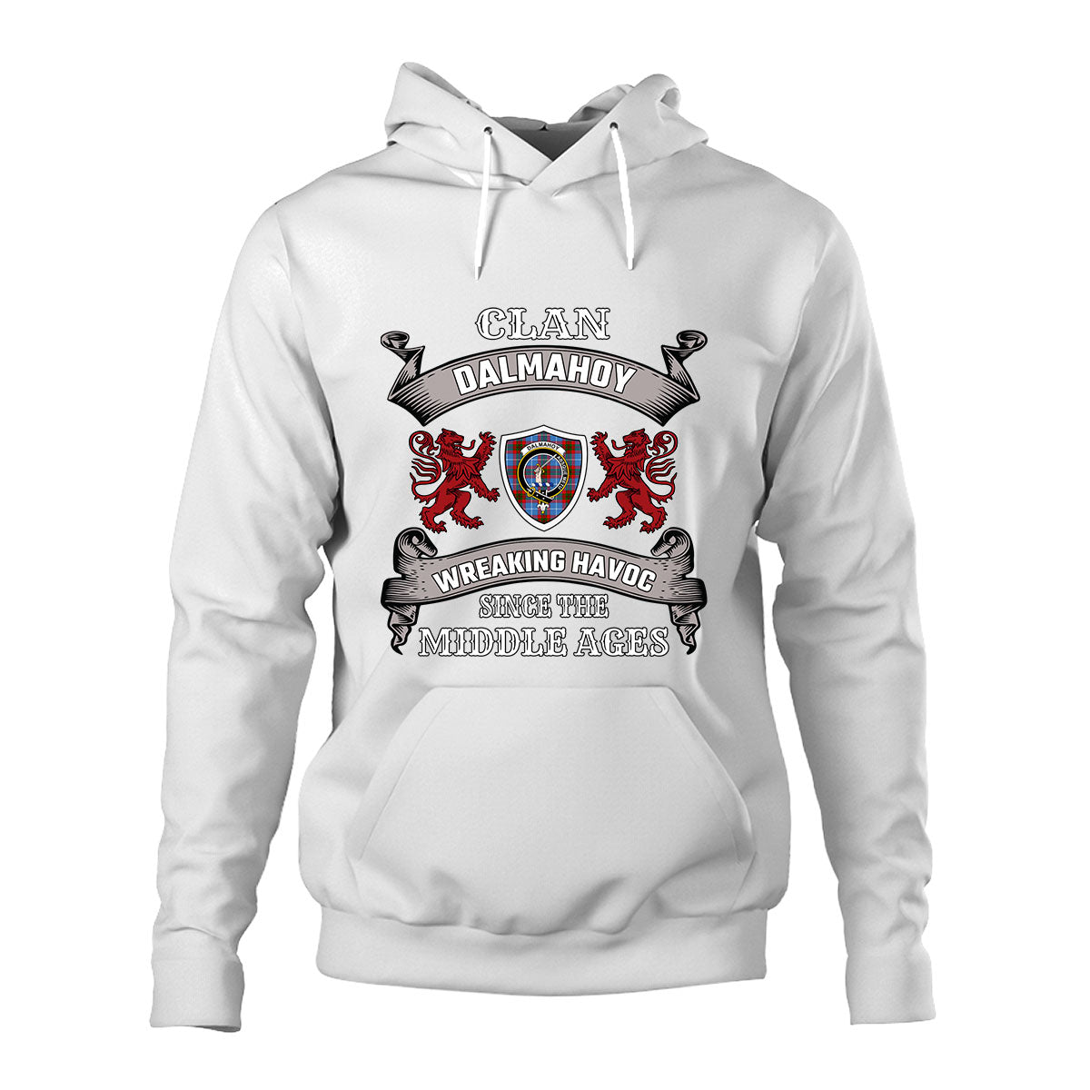 Dalmahoy Family Tartan - 2D Unisex Hoodie