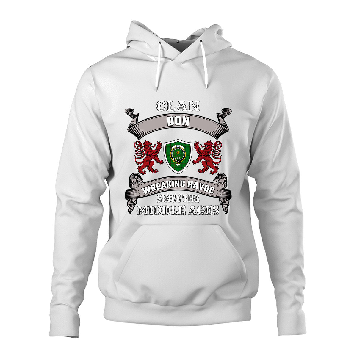 Don Family Tartan - 2D Unisex Hoodie