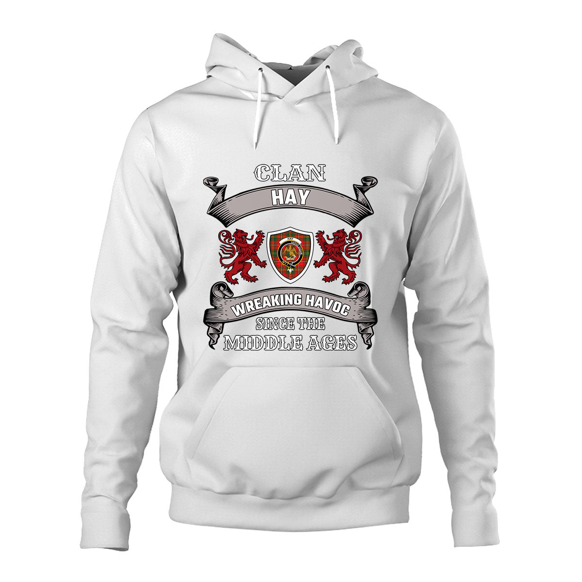 Hay Family Tartan - 2D Unisex Hoodie