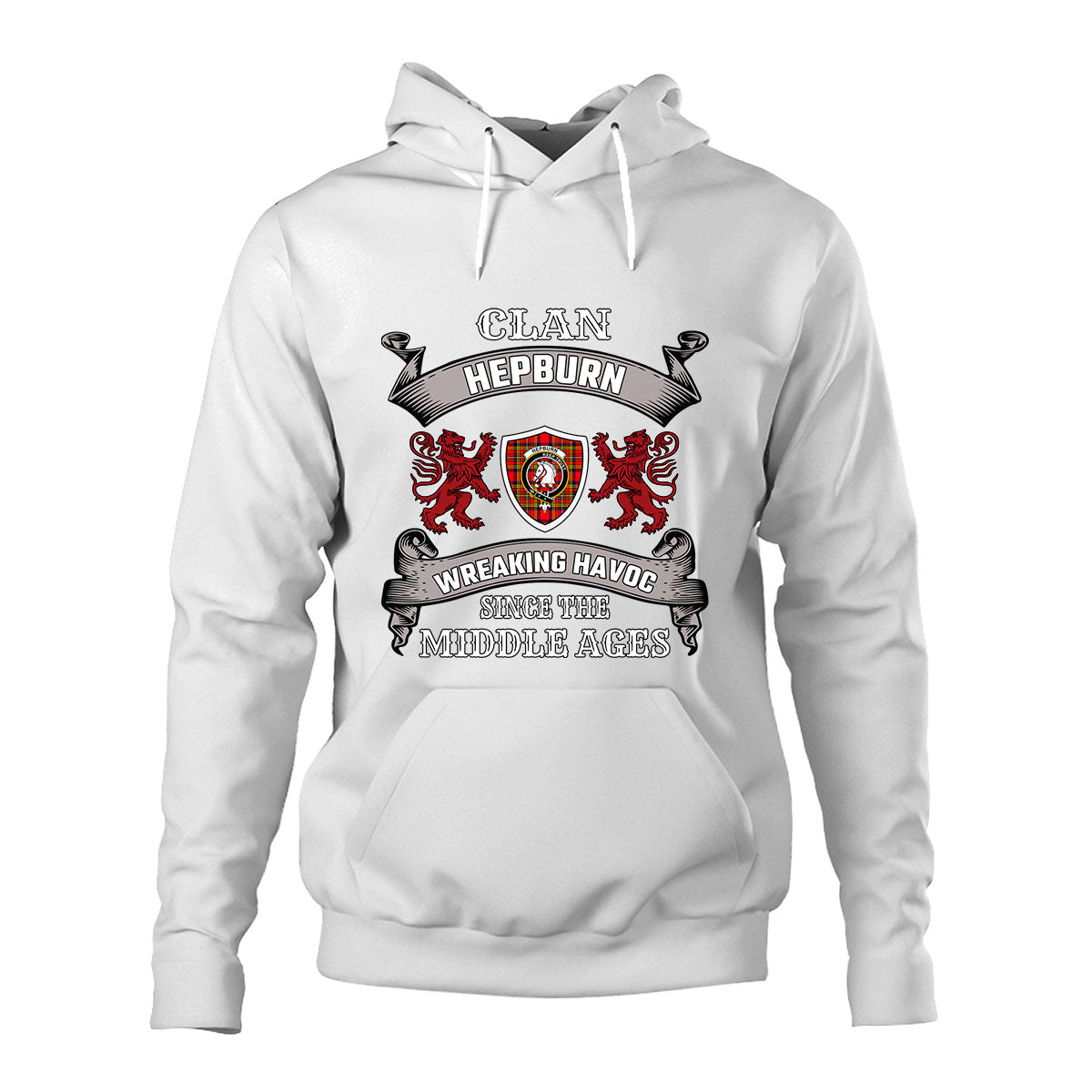 Hepburn Family Tartan - 2D Unisex Hoodie