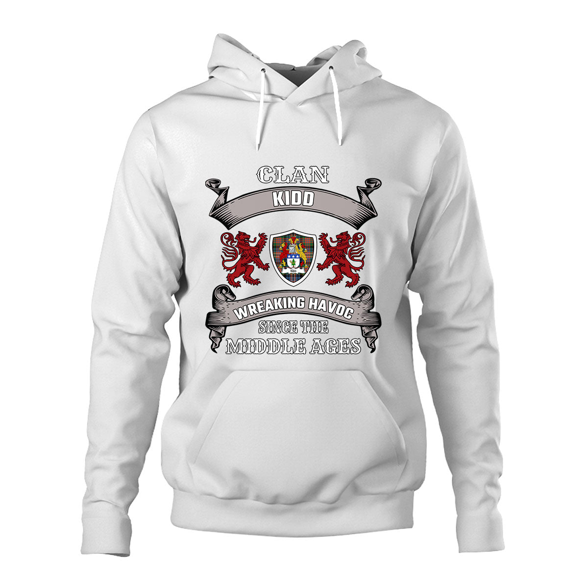 Kidd Family Tartan - 2D Unisex Hoodie