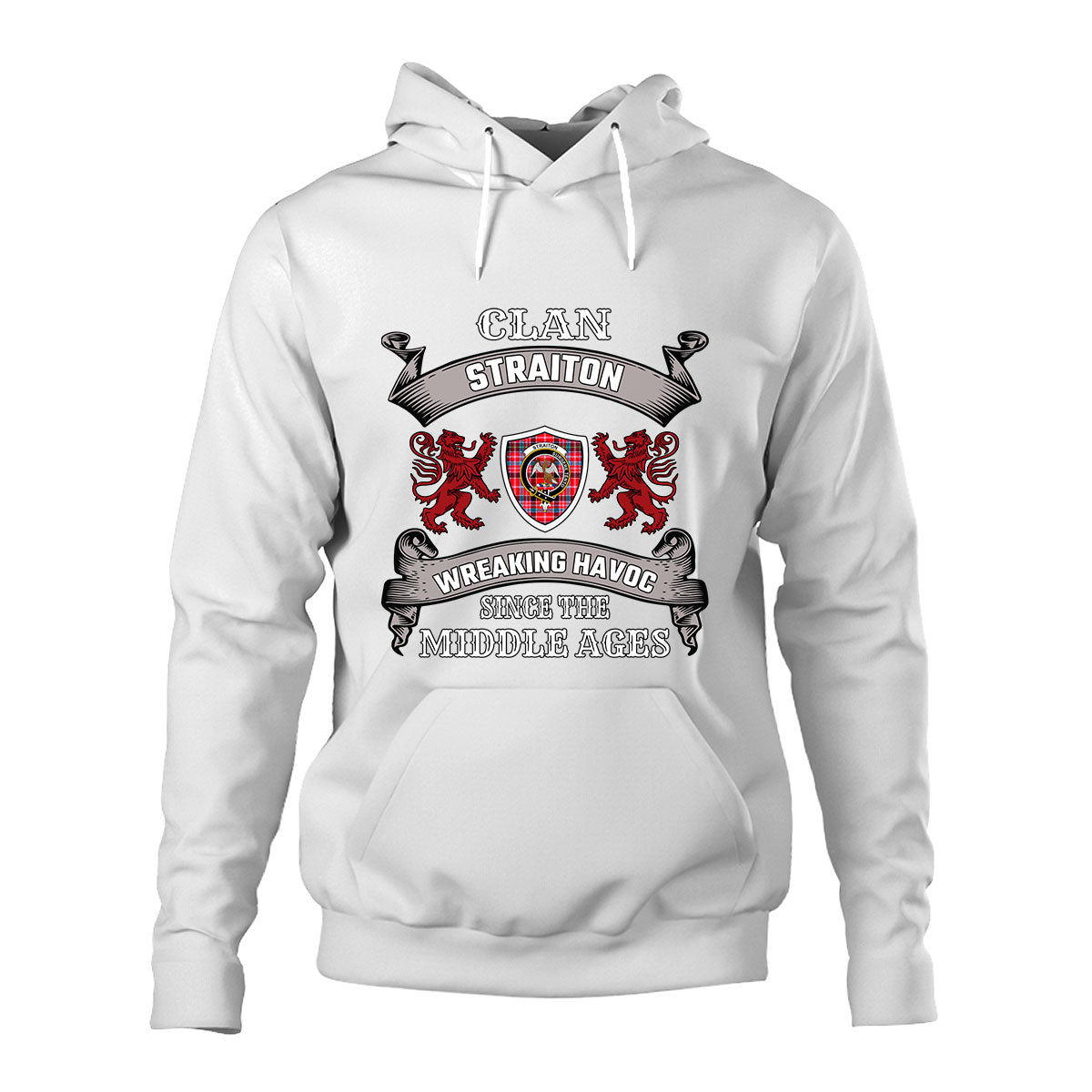 Straiton Family Tartan - 2D Unisex Hoodie