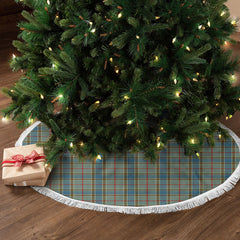 Balfour Blue Tartan Christmas Tree Skirt