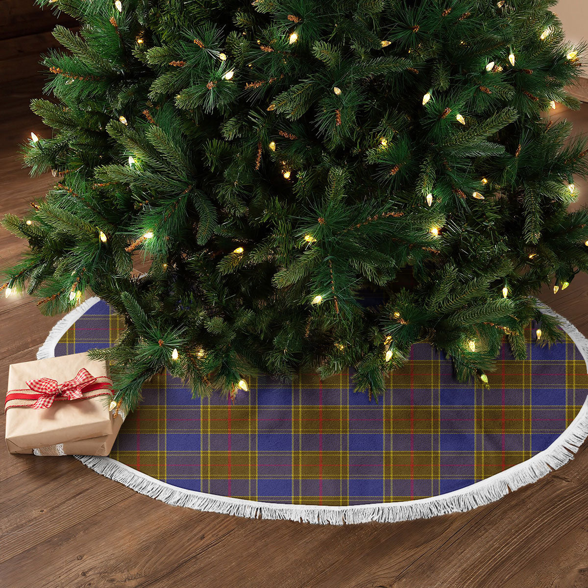 Balfour Modern Tartan Christmas Tree Skirt