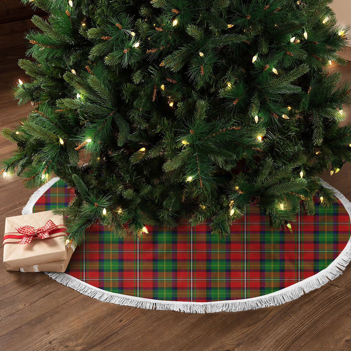 Boyd Modern Tartan Christmas Tree Skirt