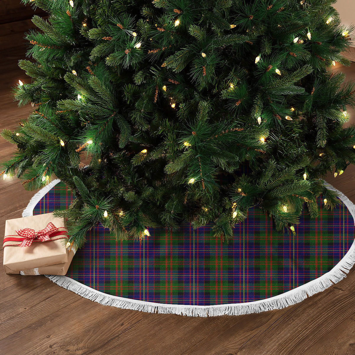 Cameron of Erracht Modern Tartan Christmas Tree Skirt