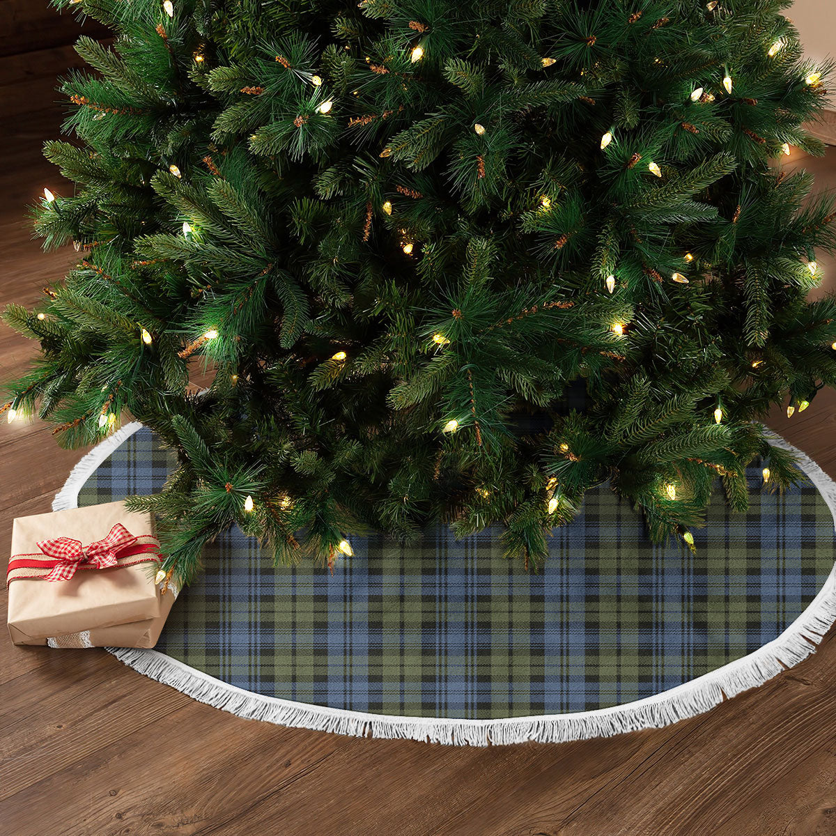 Campbell Faded Tartan Christmas Tree Skirt