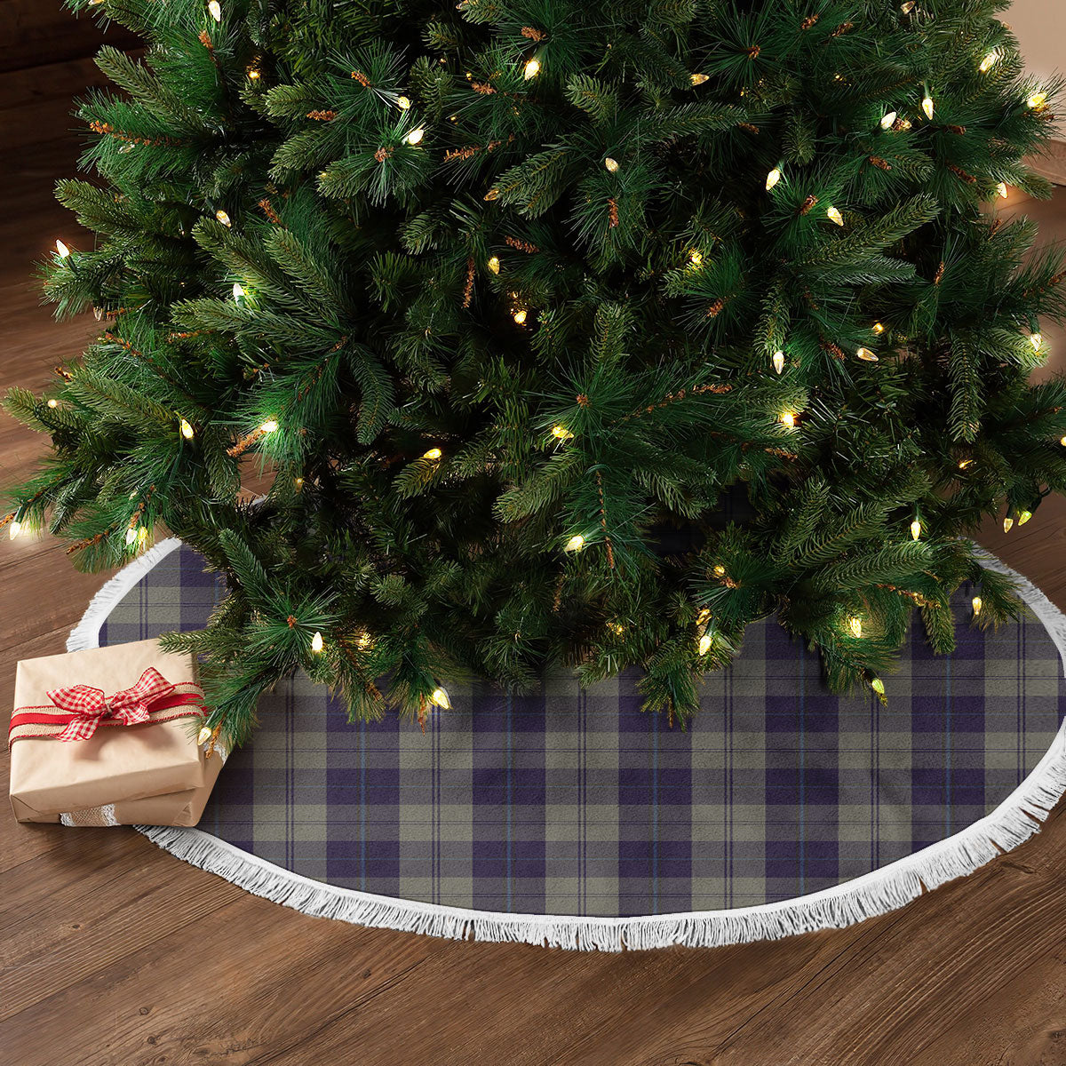 Cunningham Dress Blue Dancers Tartan Christmas Tree Skirt