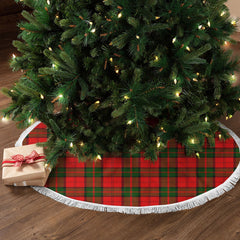 Dunbar Modern Tartan Christmas Tree Skirt