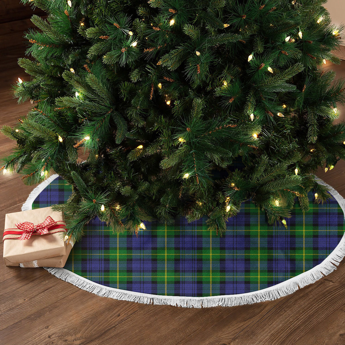 Gordon Modern Tartan Christmas Tree Skirt