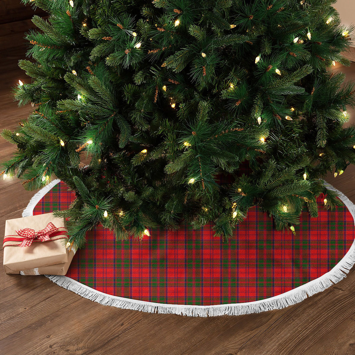 Grant Modern Tartan Christmas Tree Skirt