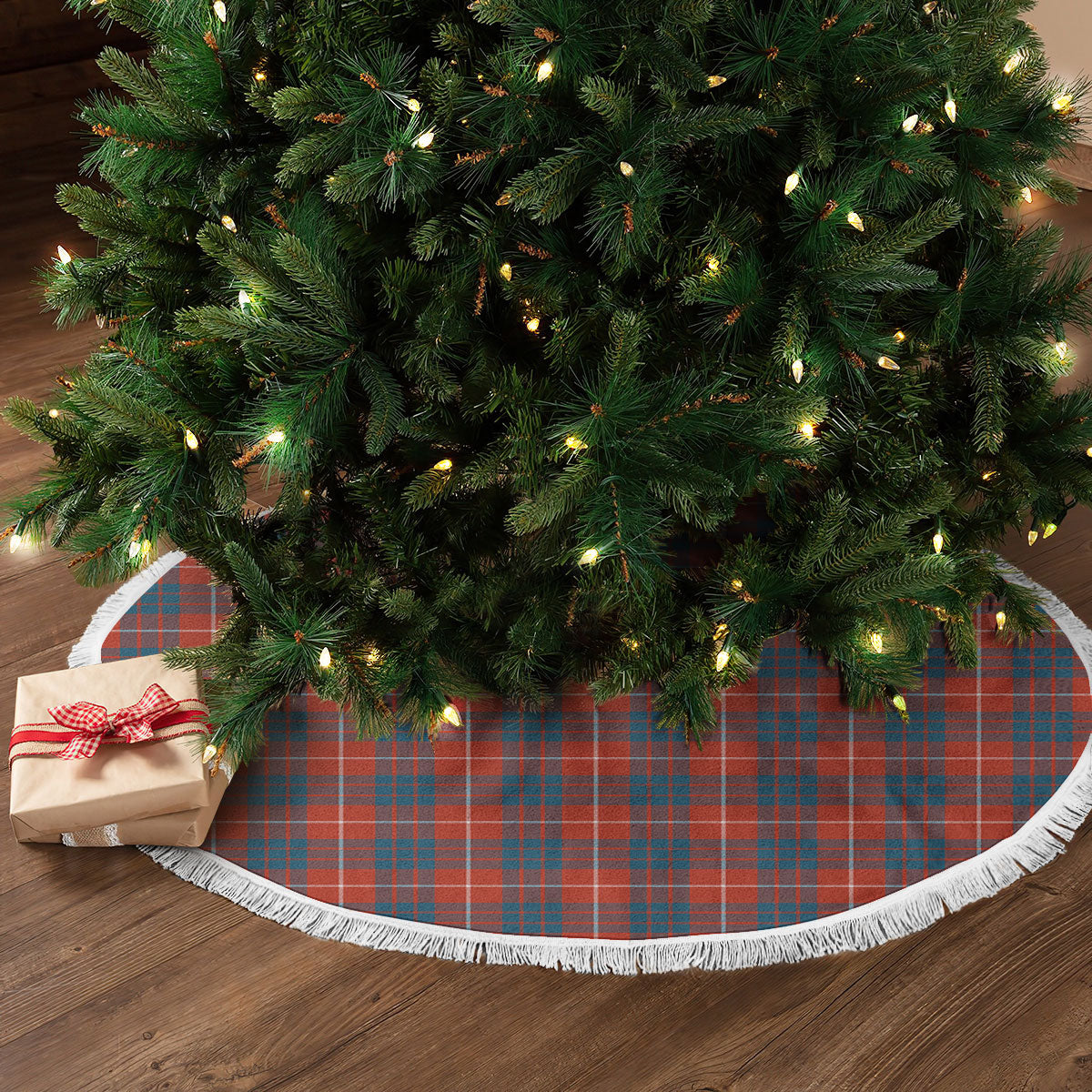 Hamilton Ancient Tartan Christmas Tree Skirt