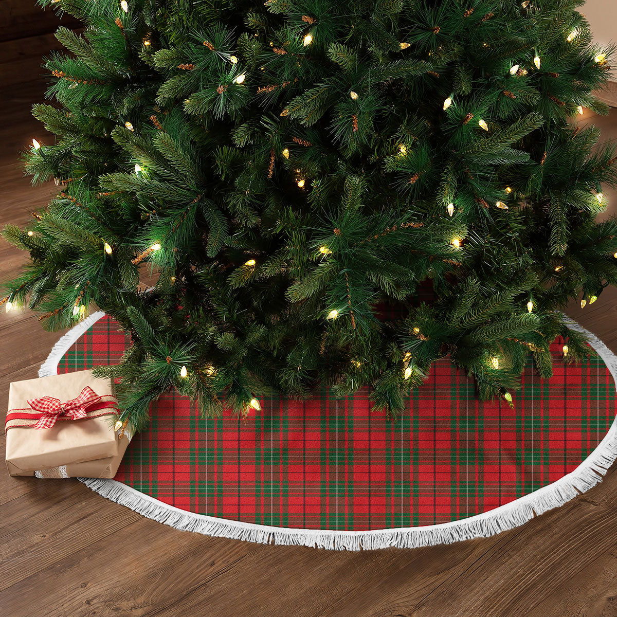 MacAulay Modern Tartan Christmas Tree Skirt