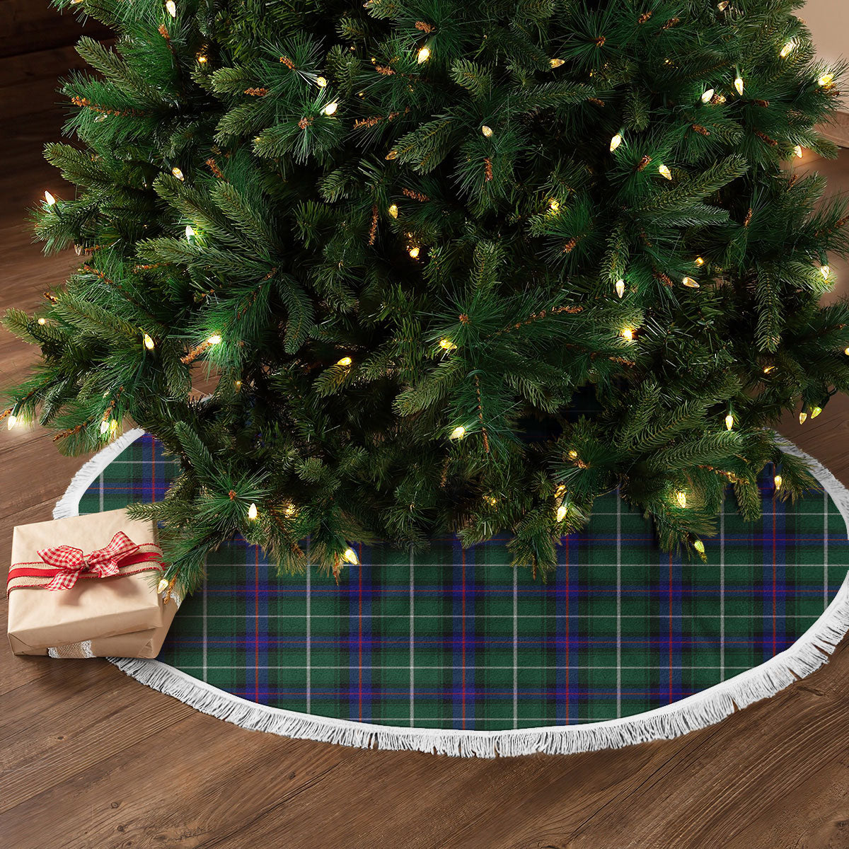 MacDonald of the Isles Hunting Modern Tartan Christmas Tree Skirt