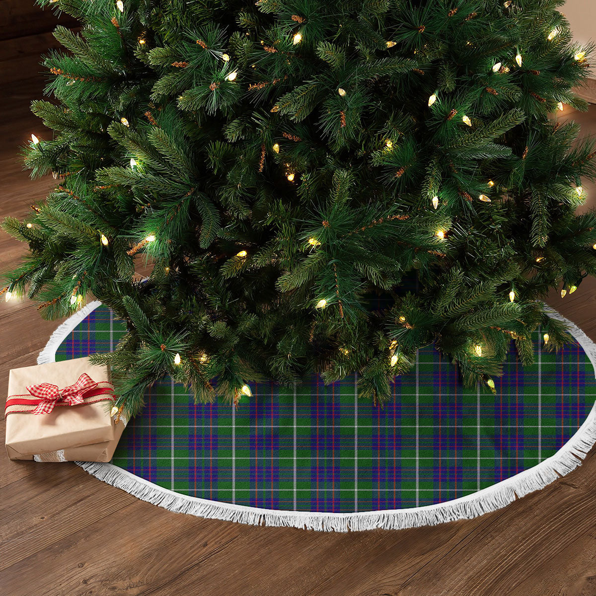 MacIntyre Hunting Modern Tartan Christmas Tree Skirt