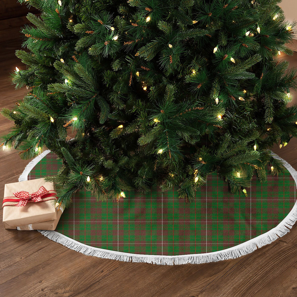 MacKinnon Hunting Modern Tartan Christmas Tree Skirt