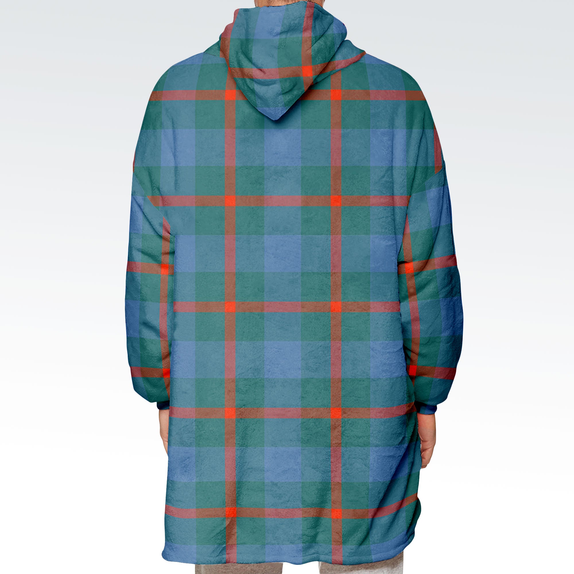 Agnew Ancient Tartan Hoodie Blanket