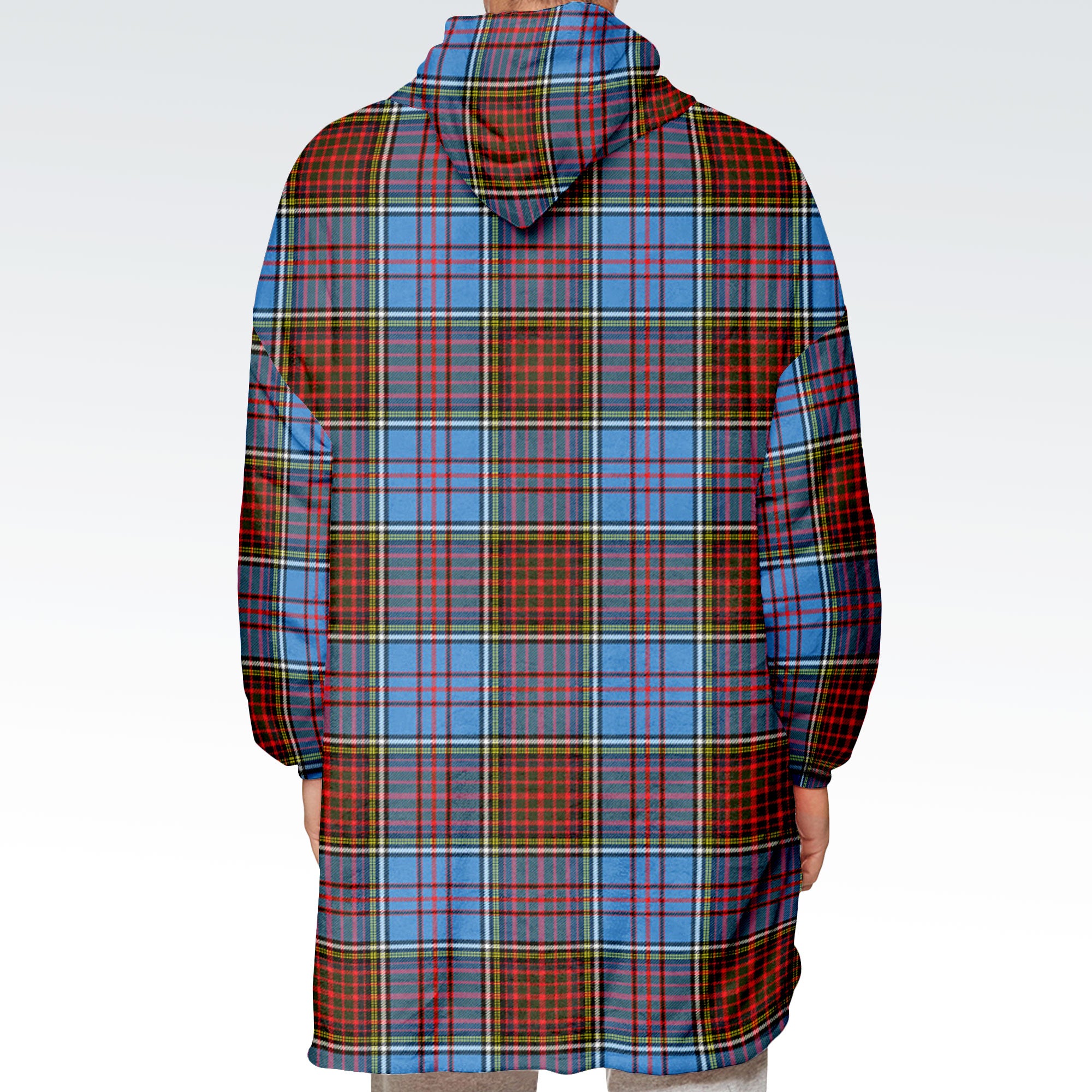 Anderson Modern Tartan Hoodie Blanket