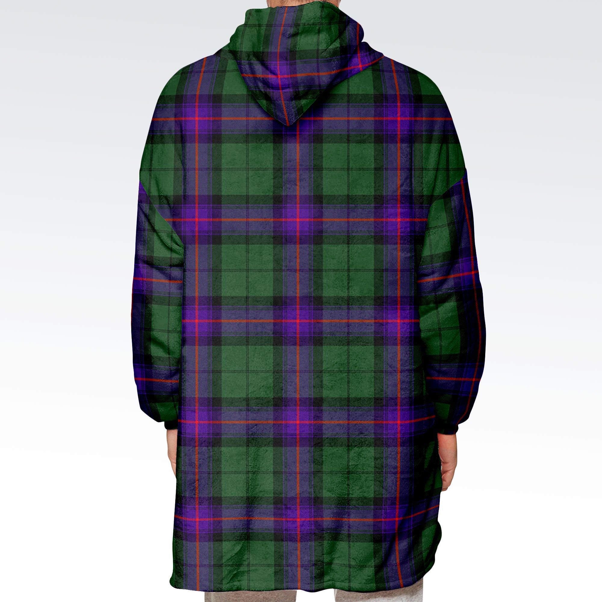 Armstrong Modern Tartan Hoodie Blanket