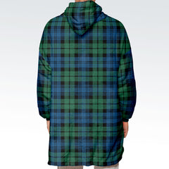 Campbell Ancient 02 Tartan Hoodie Blanket