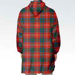 Chisholm Ancient Tartan Hoodie Blanket