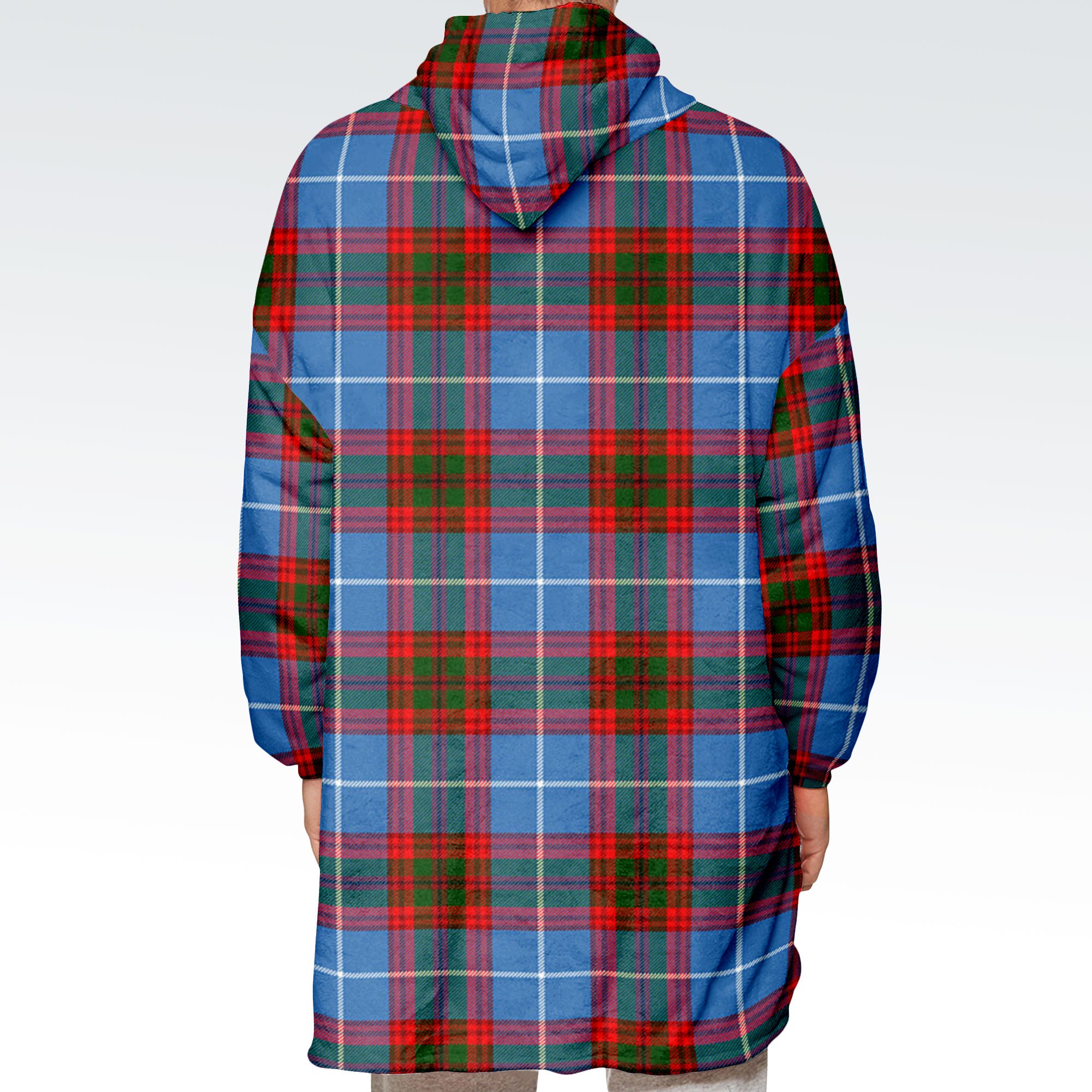 Congilton Tartan Hoodie Blanket