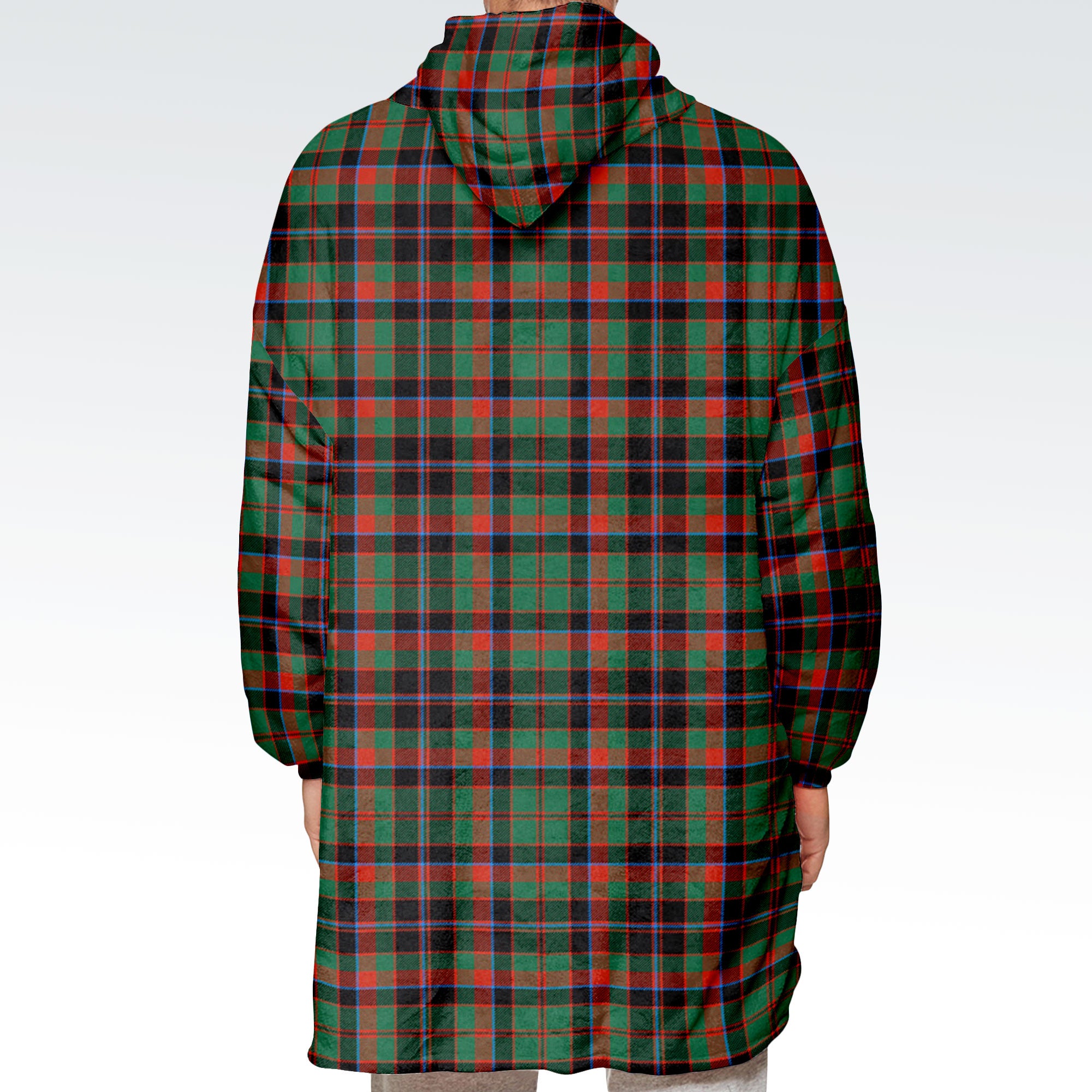 Cumming Hunting Ancient Tartan Hoodie Blanket