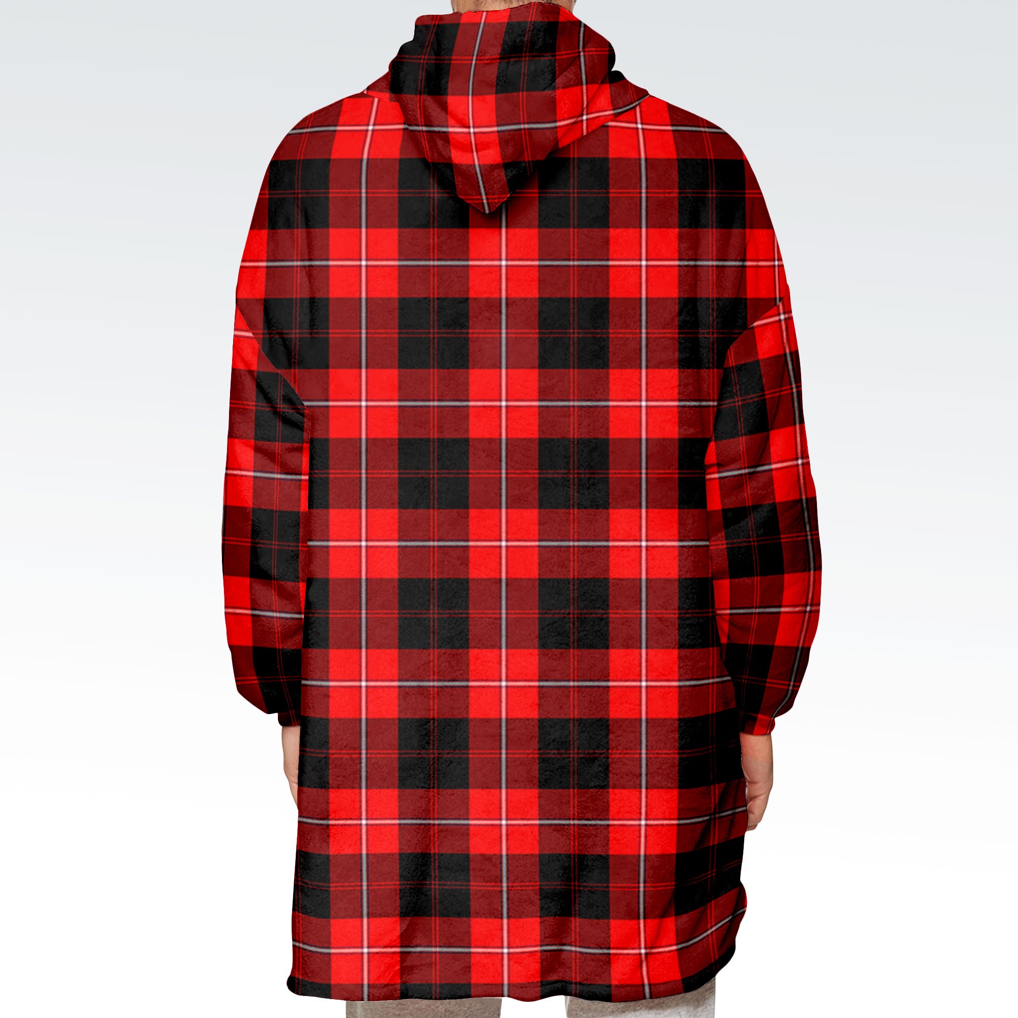 Cunningham Modern Tartan Hoodie Blanket