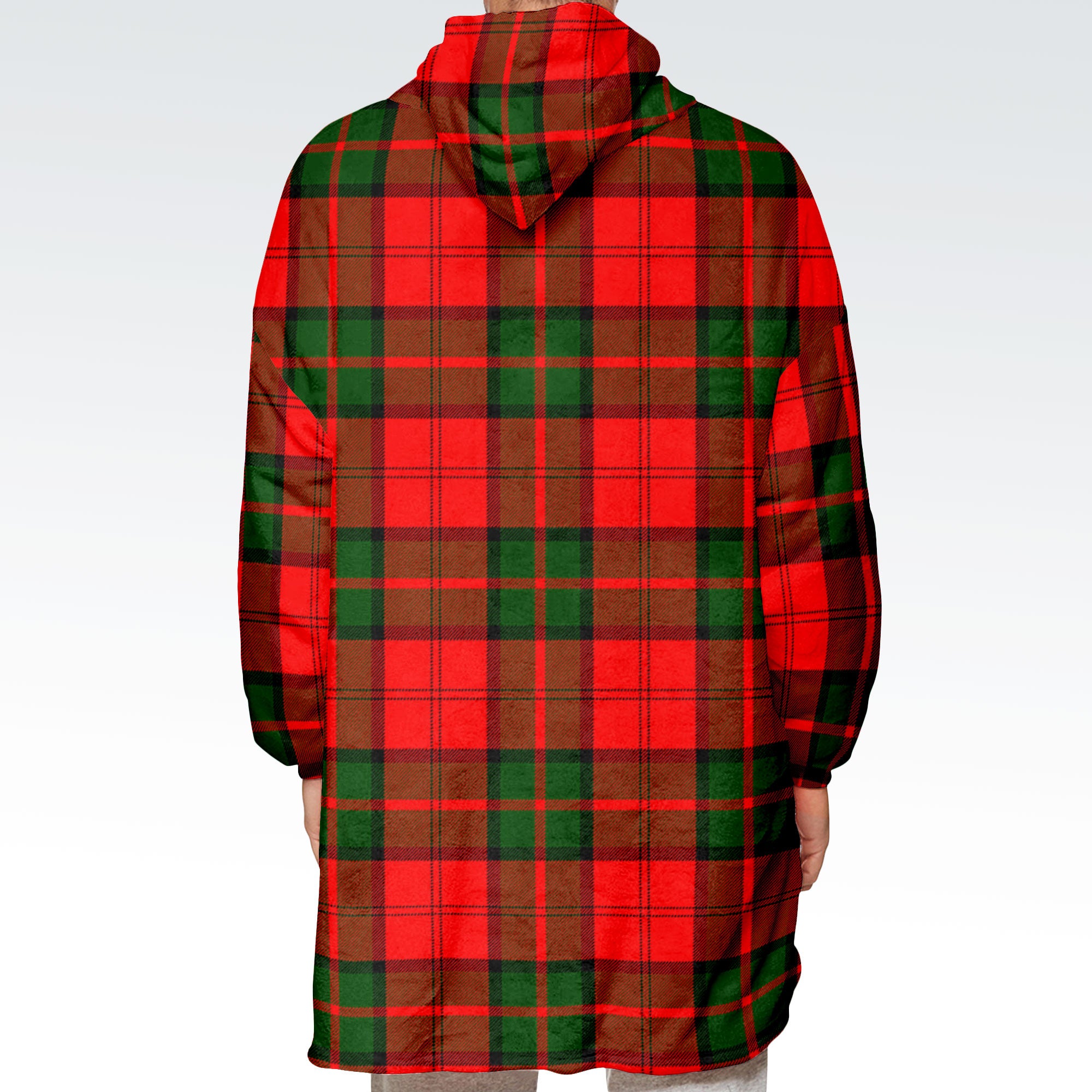 Dunbar Modern Tartan Hoodie Blanket