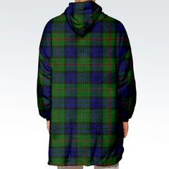 Dundas Modern Tartan Hoodie Blanket