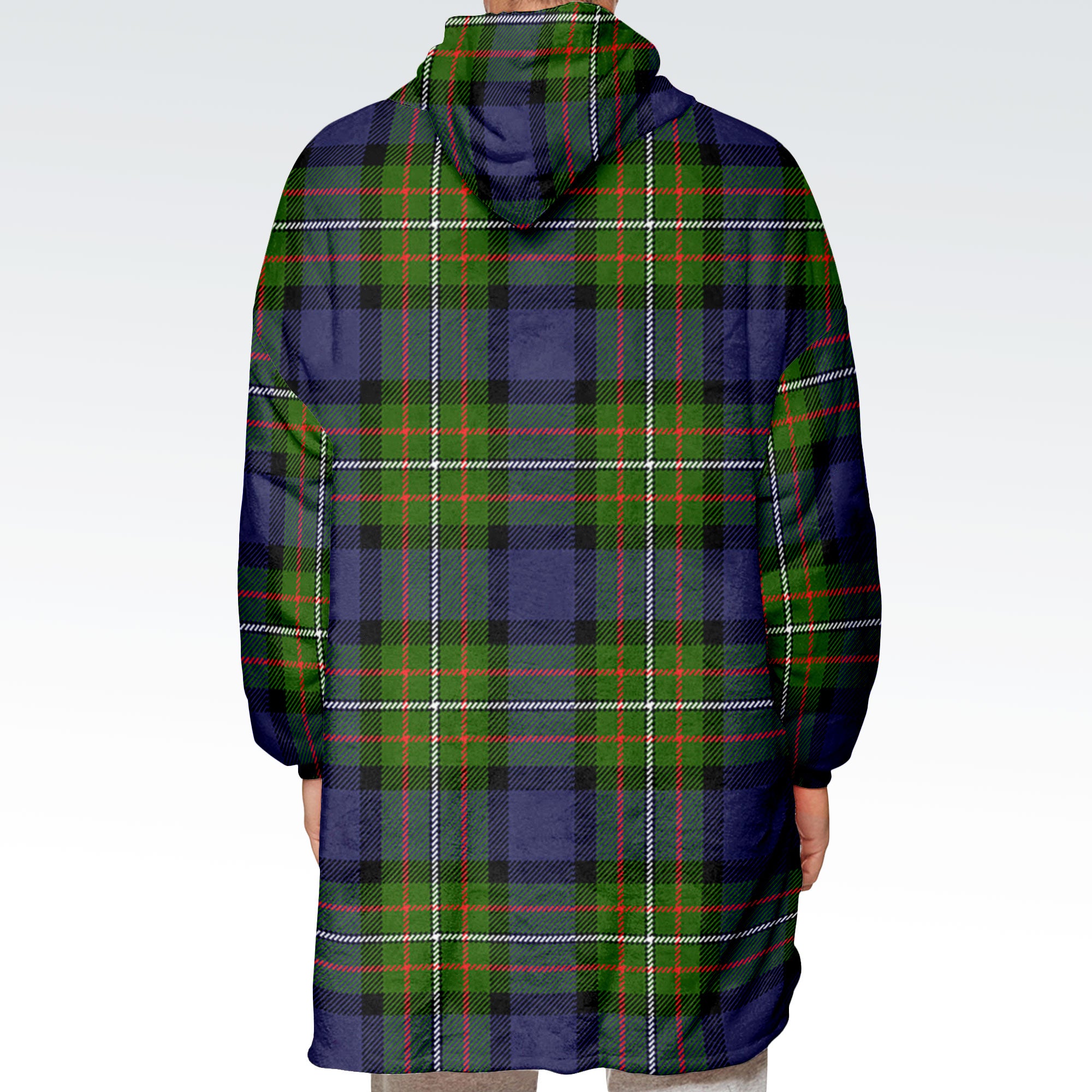 Ferguson Tartan Hoodie Blanket