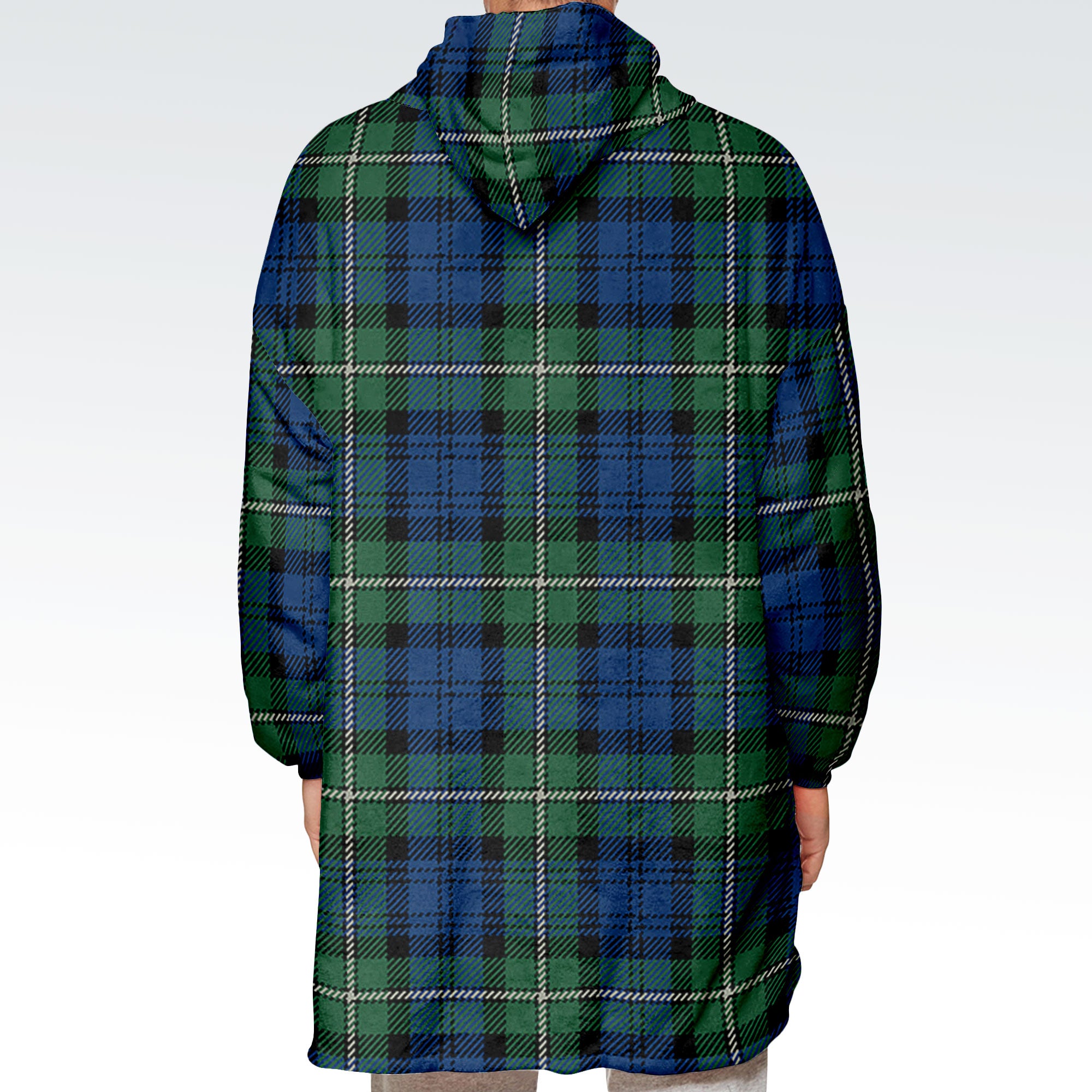 Forbes Ancient Tartan Hoodie Blanket