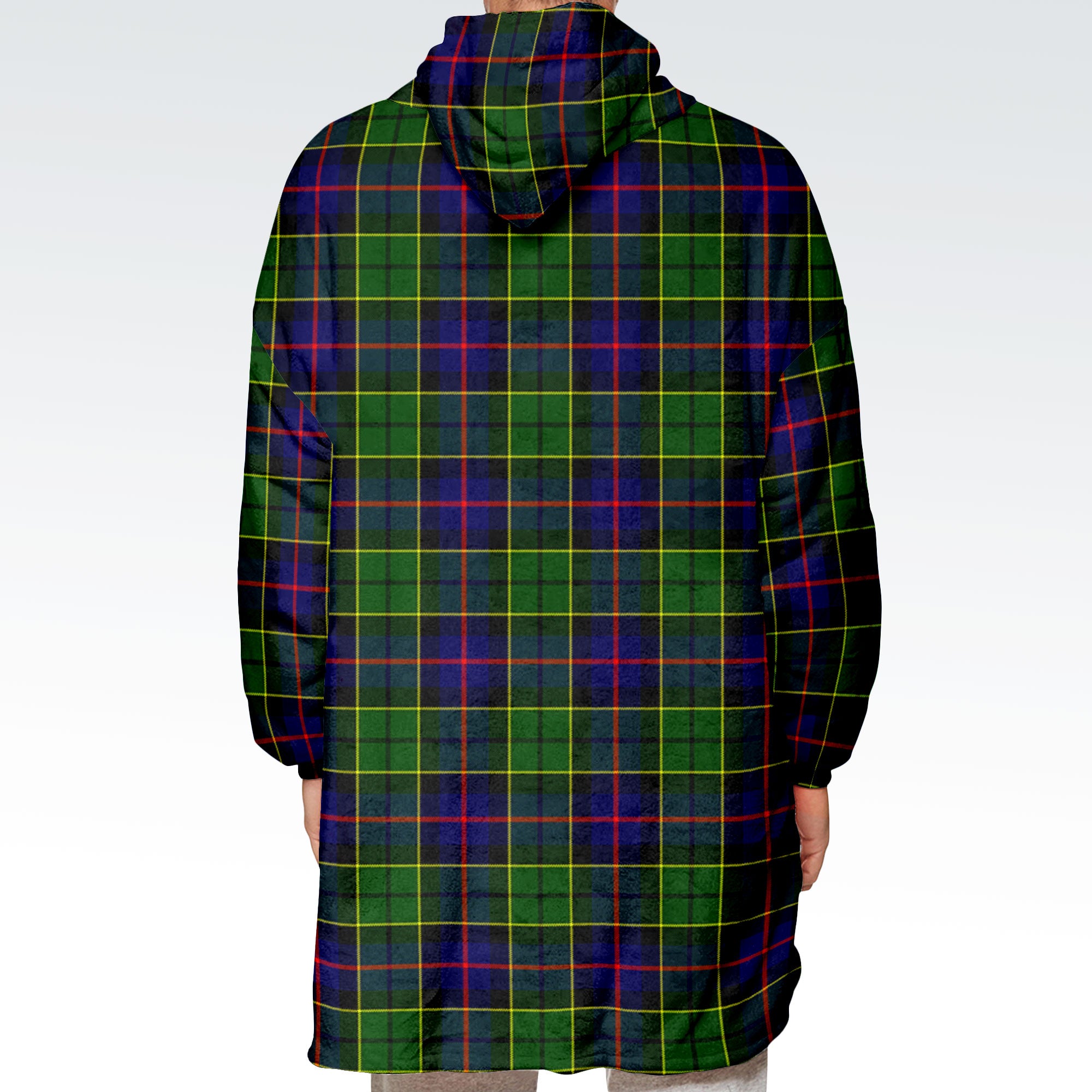 Forsyth Modern Tartan Hoodie Blanket