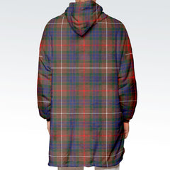 Fraser (of Lovat) Hunting Modern Tartan Hoodie Blanket