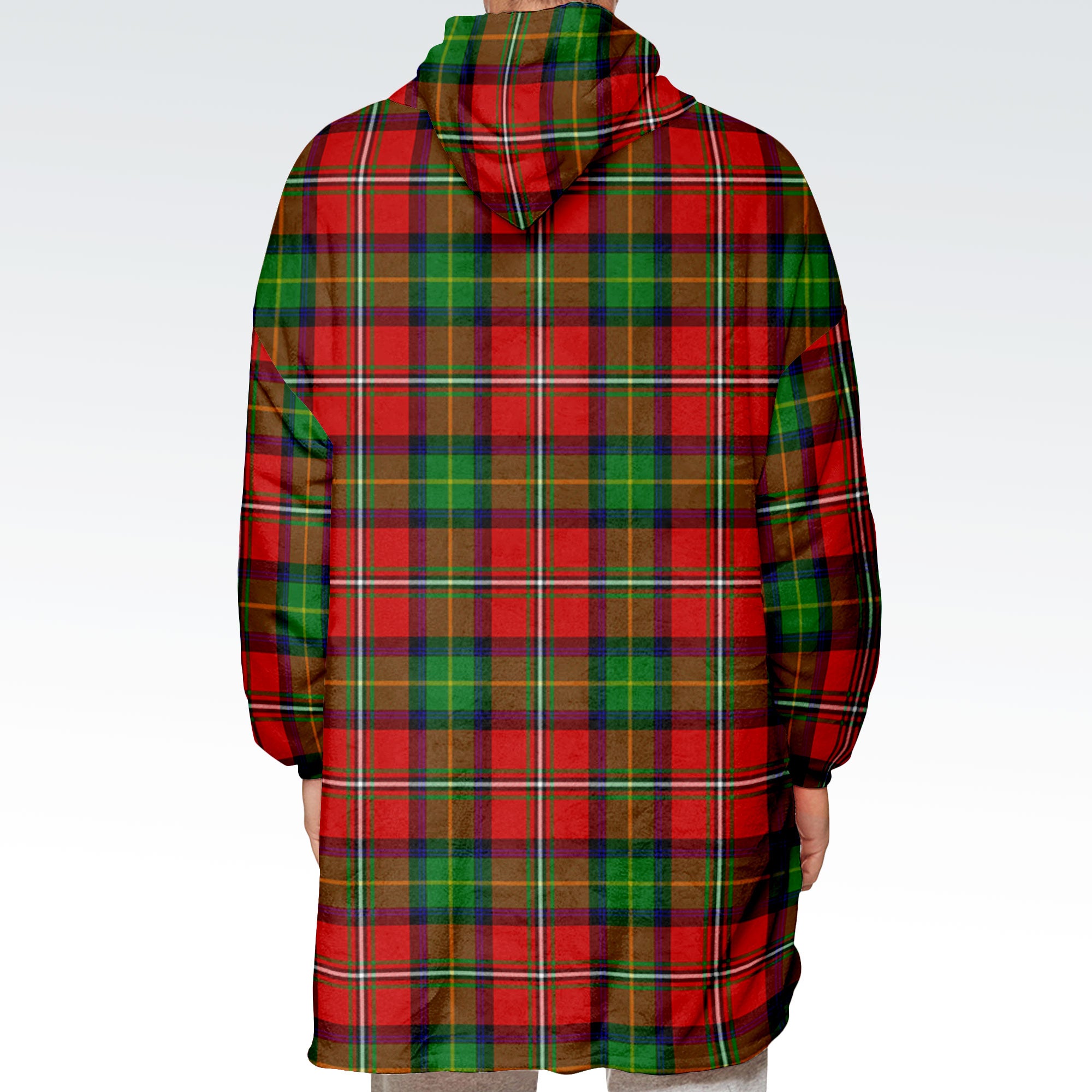 Fullerton Tartan Hoodie Blanket