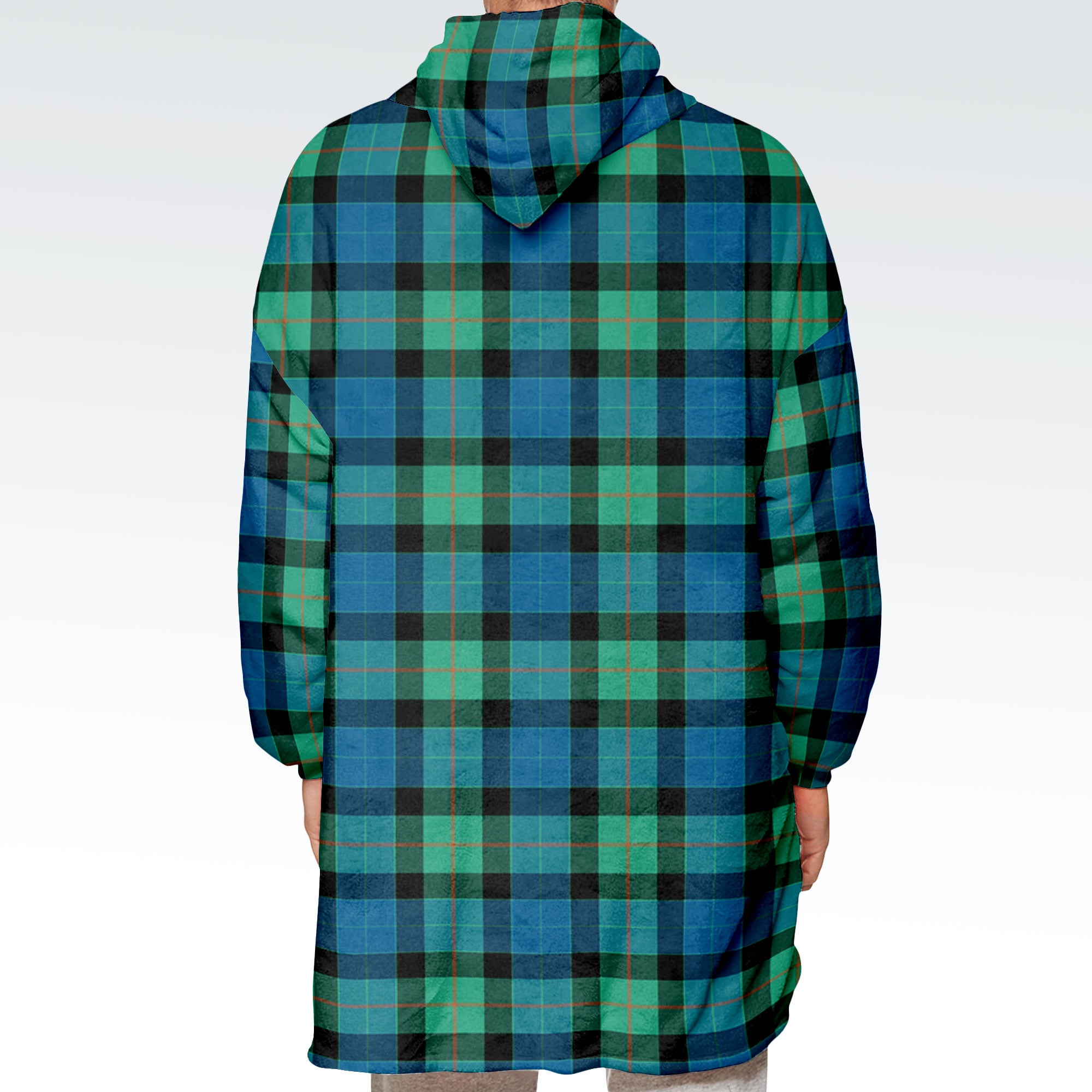 Gunn Ancient Tartan Hoodie Blanket