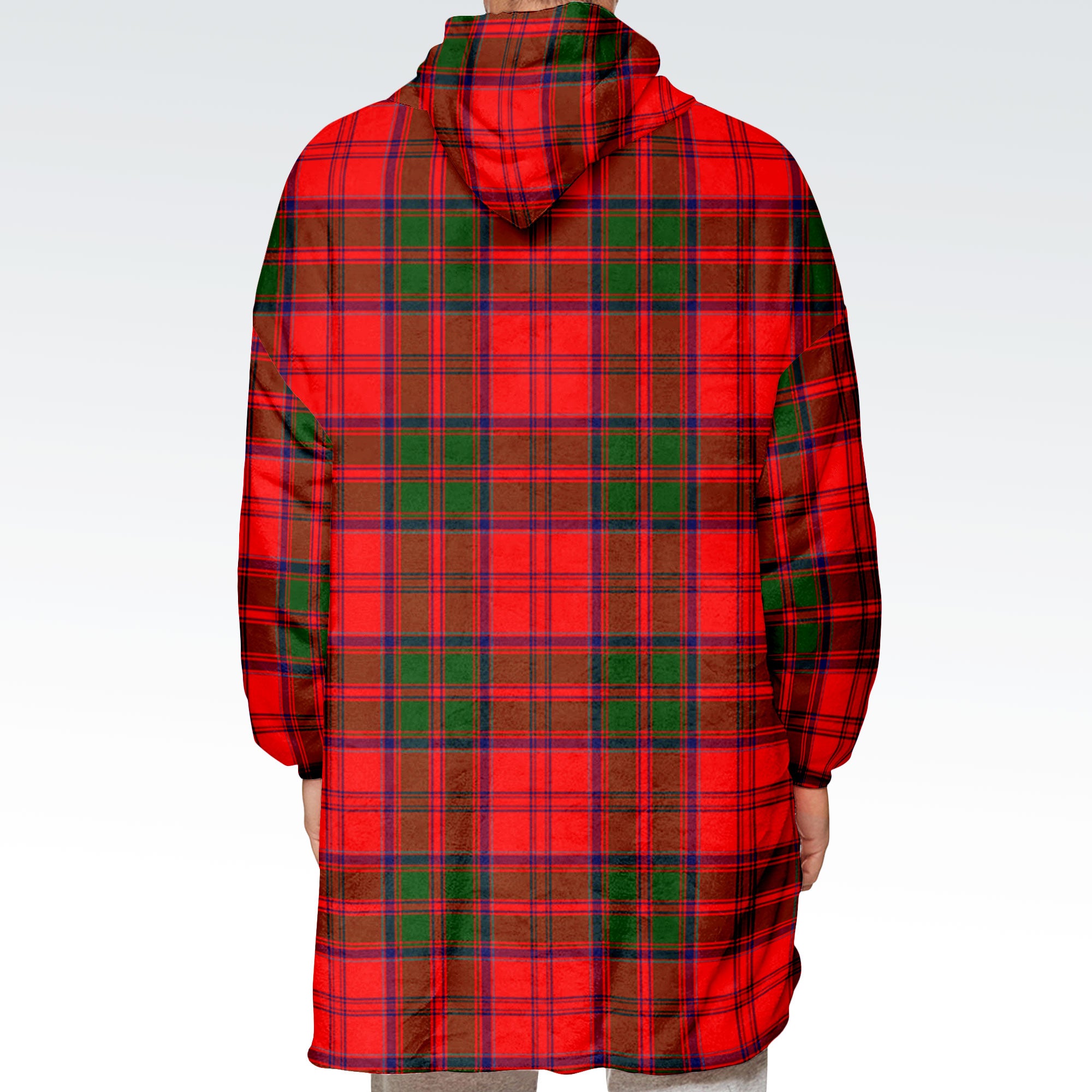 Heron Tartan Hoodie Blanket