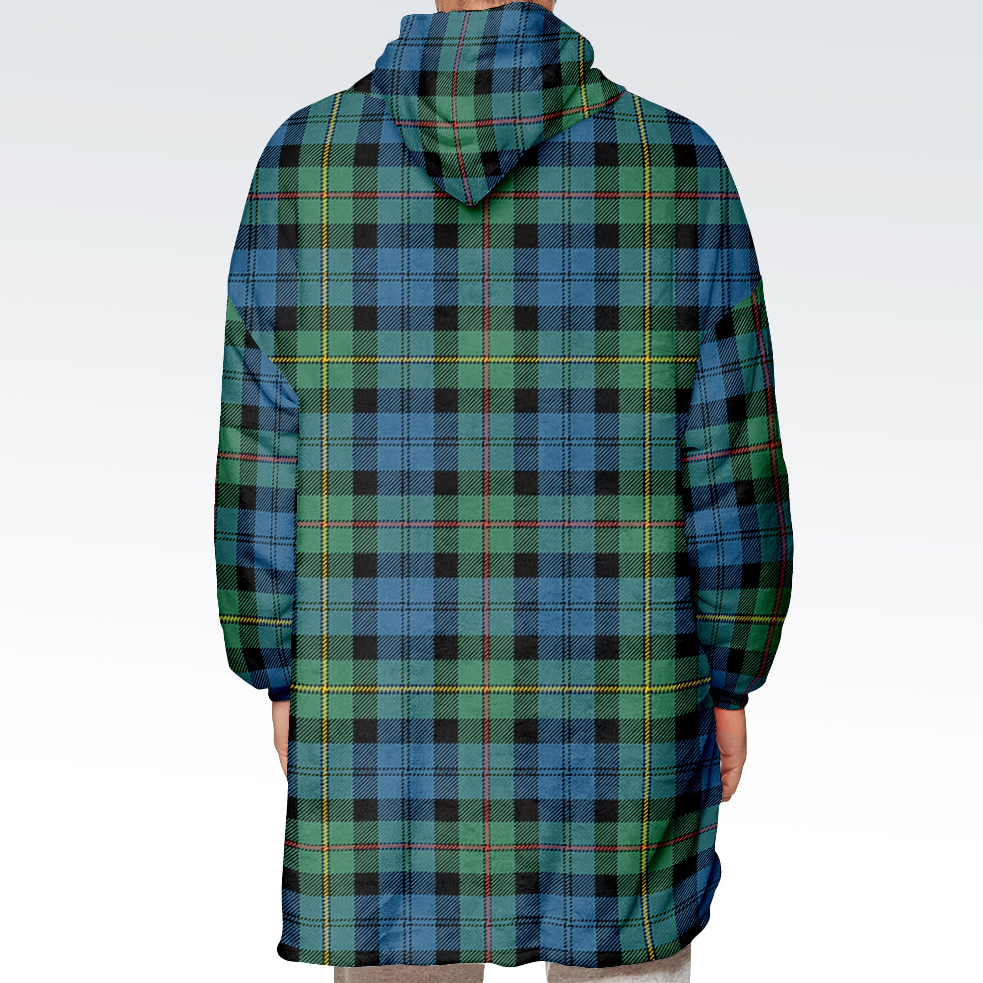 MacEwan Ancient Tartan Hoodie Blanket