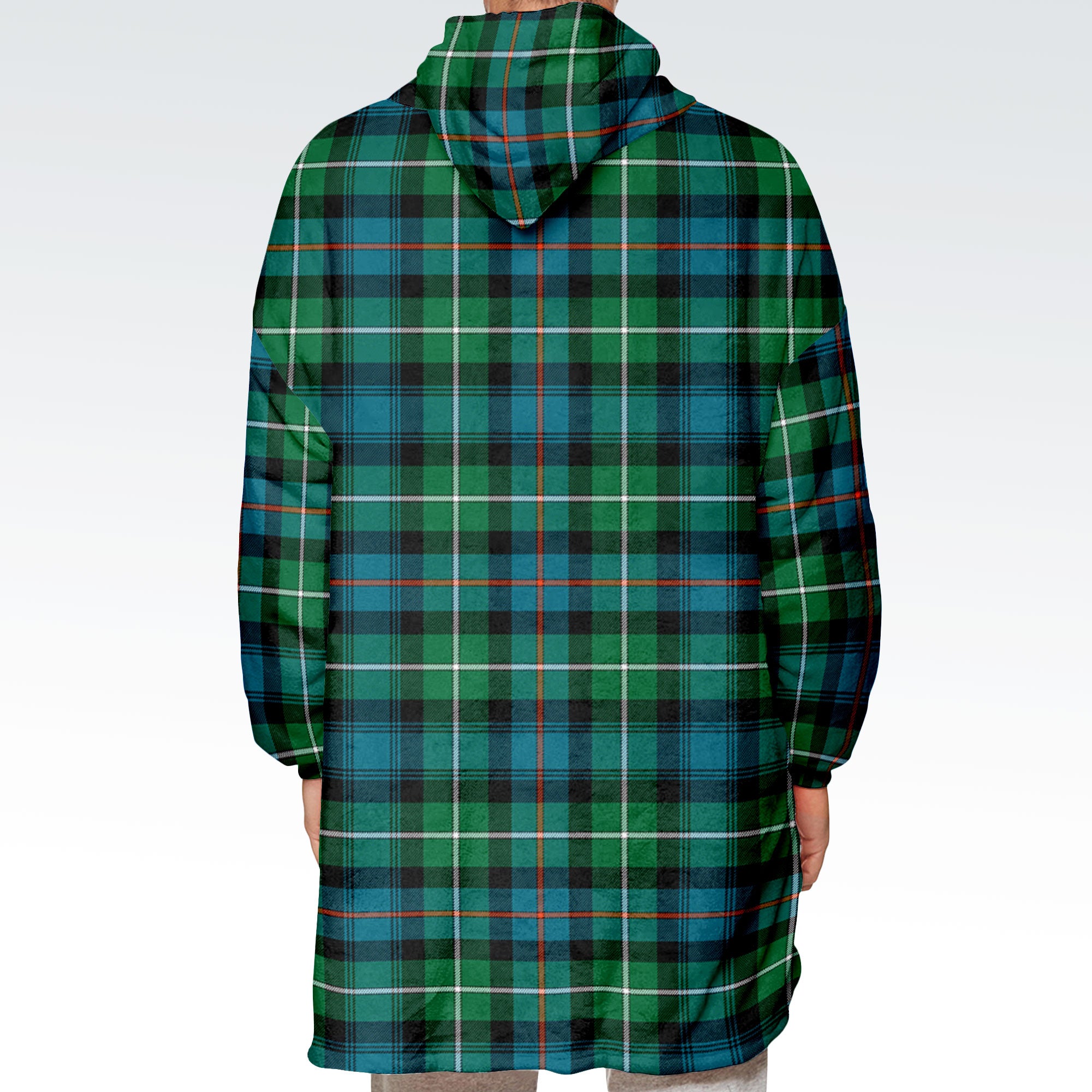 MacKenzie Ancient Tartan Hoodie Blanket