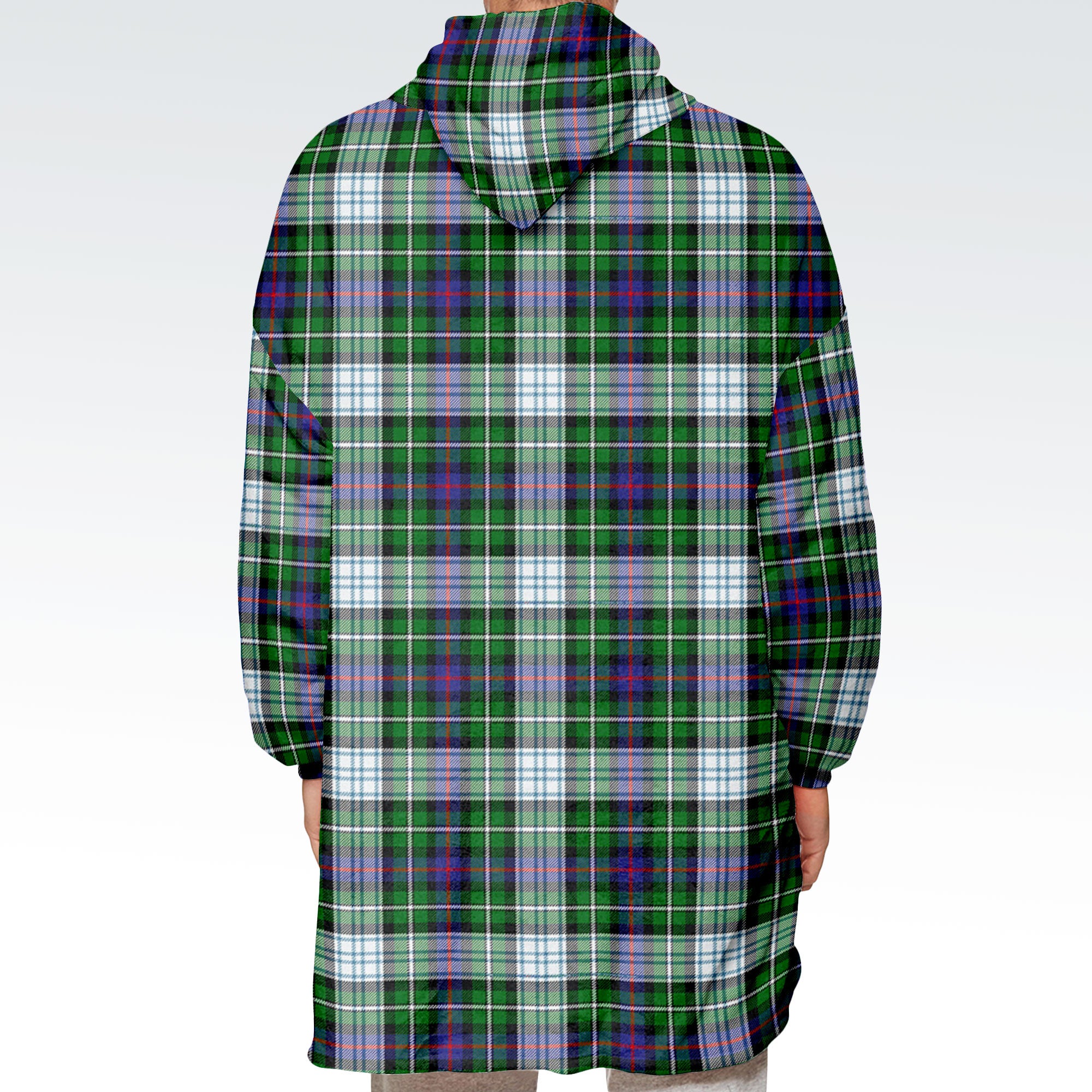 MacKenzie Dress Modern Tartan Hoodie Blanket