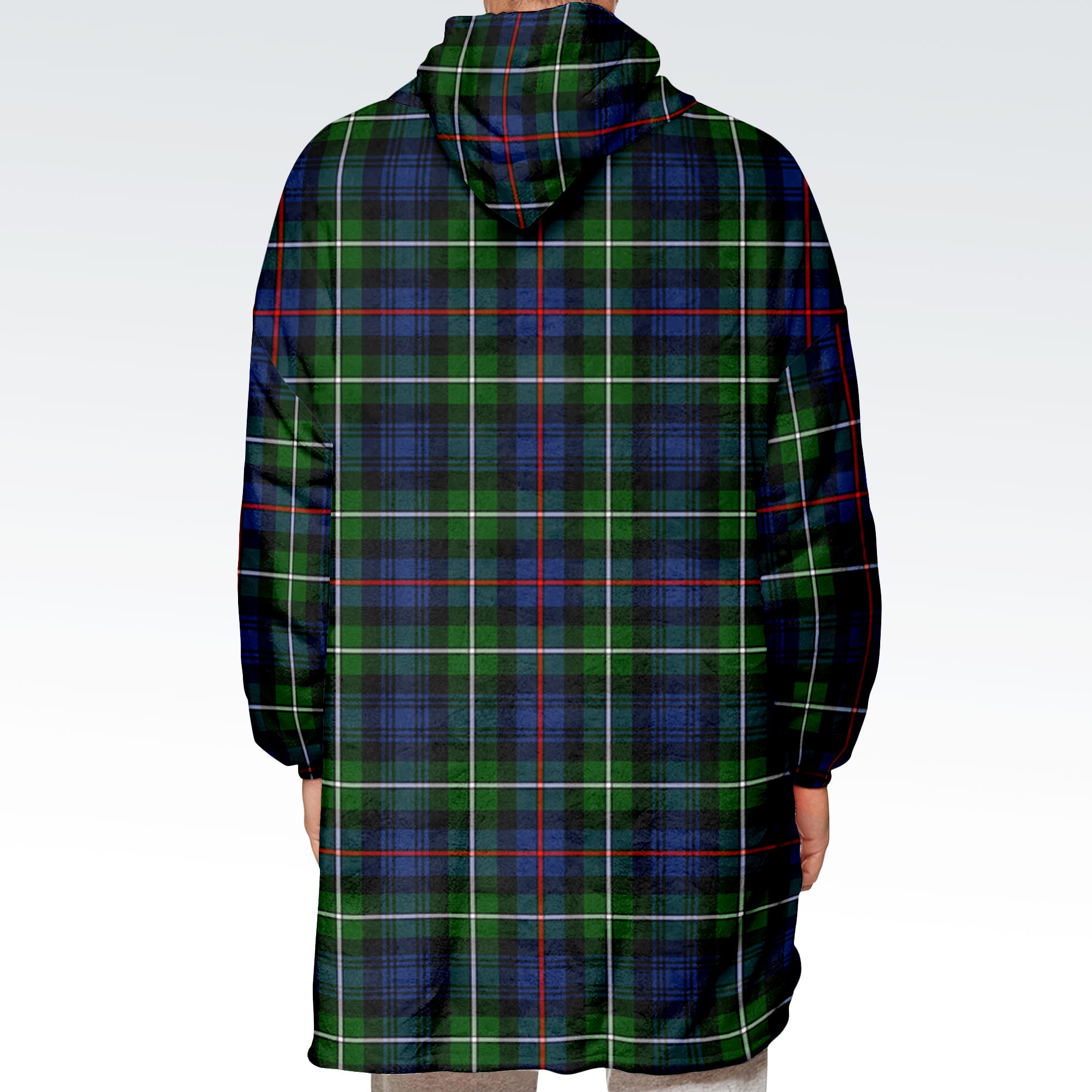 MacKenzie Modern Tartan Hoodie Blanket