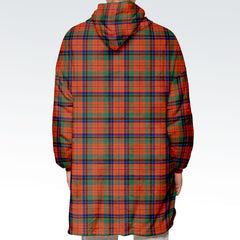 Nicolson Ancient Tartan Hoodie Blanket