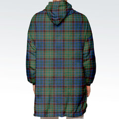 Nicolson Hunting Ancient Tartan Hoodie Blanket