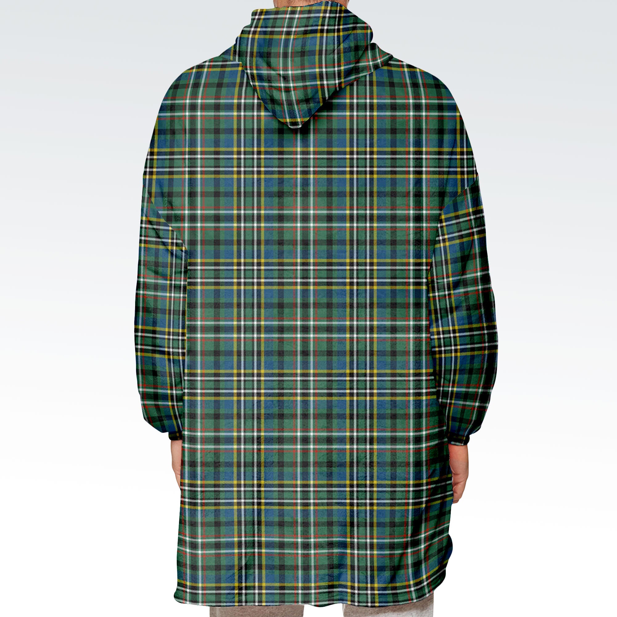 Scott Green Ancient Tartan Hoodie Blanket